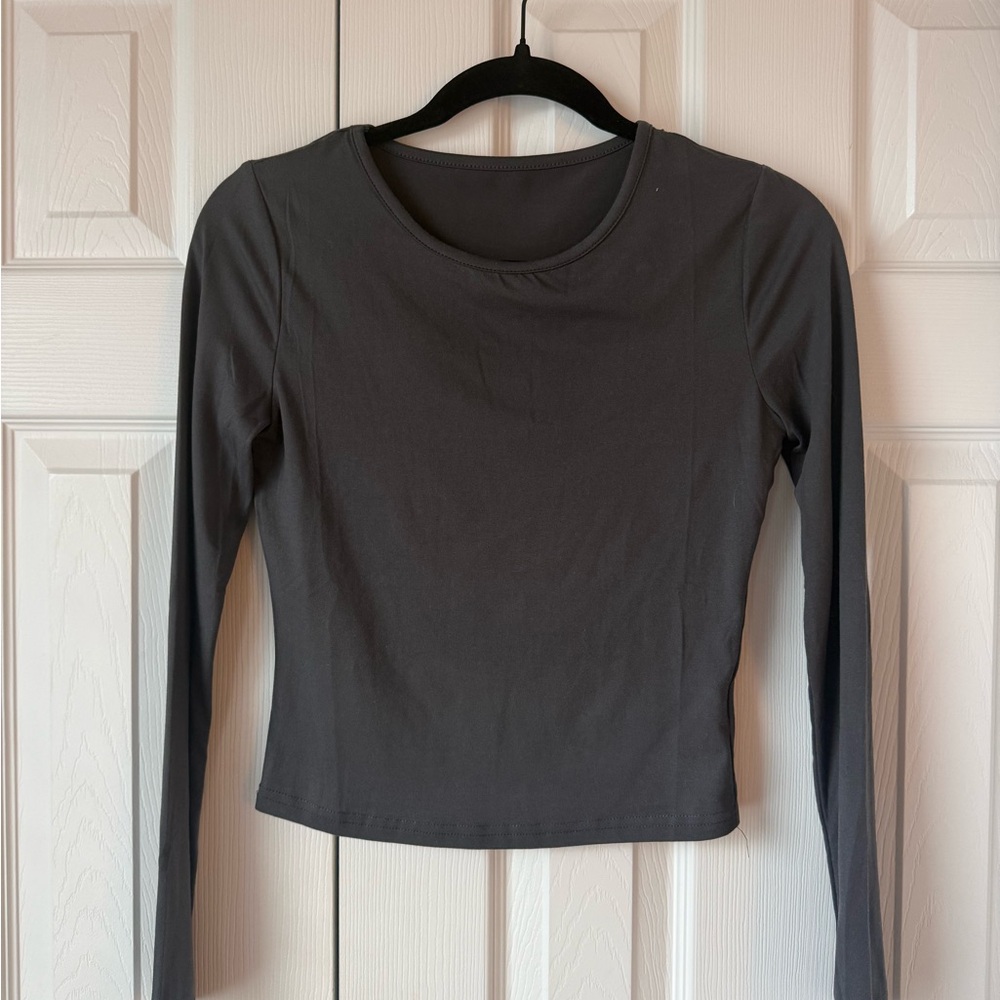 Classic Black Long Sleeve Top